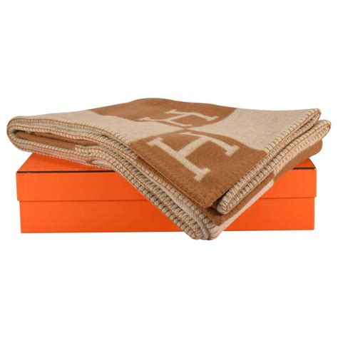 hermes avalon blanket camel